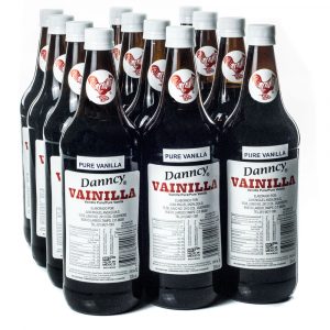 Danncy Pure Vanilla Dark  Glass Bottle 12-Liter